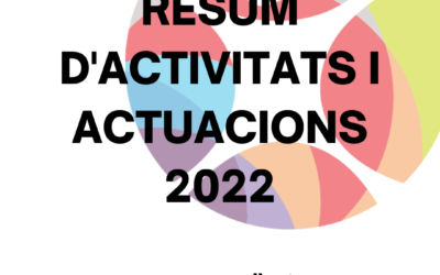 Resum 2022 – Activitats i actuacions